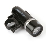 Wholesale - Multifunctional Bicycle Headlight 5×LED Flashlight Battery