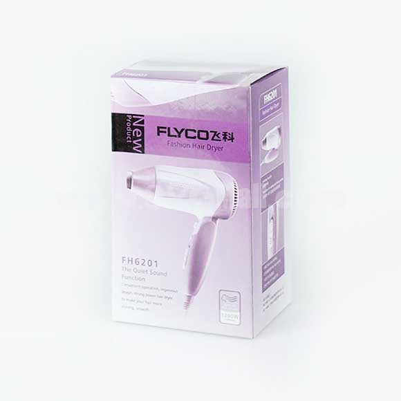 Flyco Electric Hair Dryer with Foldable Handle 1200 W (FH6201)