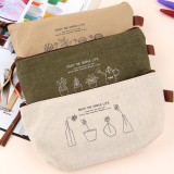 Wholesale - ZAKKA Pencil Bag Stationery Bag Potted Plant Style Canvas (SN1304)