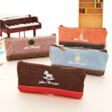 Wholesale - Cute Embroidered Linen Pencil Stationery Bag (SN2050) 