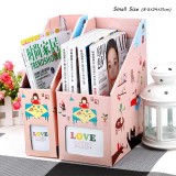 Wholesale - Desk Top Document Storage Box Cartoon Girl Lovely Small Size (E9144)