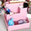 Desktop Storage Box Paper Folding DIY Pink (SN043)