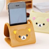 wholesale - Rilakkuma Cellphone Holder Foldable Lovely Bear Style PVC (K0667)