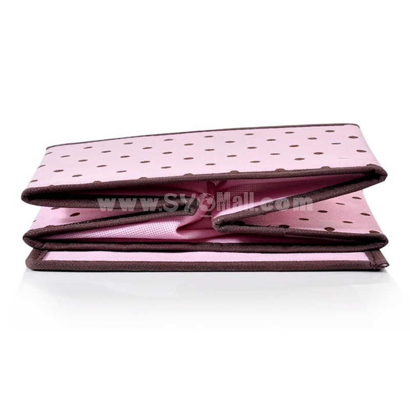 Cosmetics Box Storage Box Dots Style Pink (SN2006)