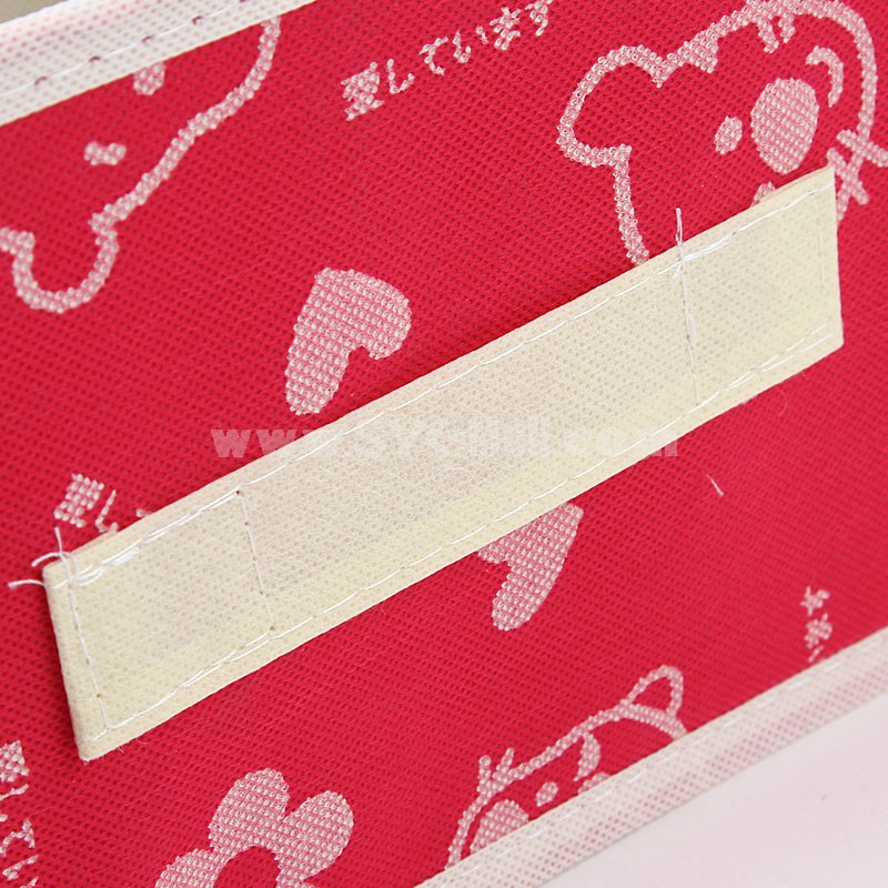 Storage Box Sundries Box Cartoon Style Foldable Non-Woven Fabric (SN116)