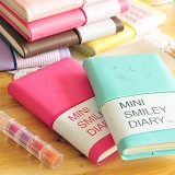 Wholesale - Cute Mini Smiley Diary Journal/Notebook/Notepad 4-Pack (W1661)