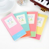 Wholesale - Cute VOCA Mini Colored Schedule & Study Notebook/Notepad  4-Pack (W1956)