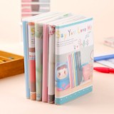 Wholesale - Cute Mini Cartoon Journal/Notebook/Notepad  Pattern 4-Pack (W2095)