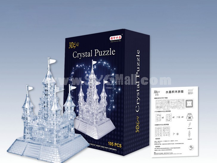 105-in-1 3D LED Music Casel Crystal Jigsaw Puzzle