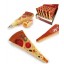Creative Pizza Pen With Magnetic Sticker 2PCs