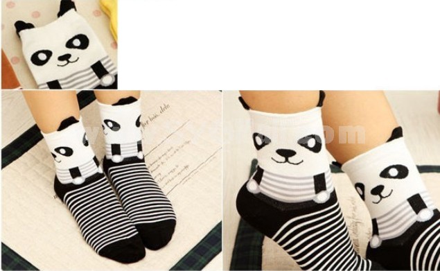 Stylish Cotton Panda Socks 2 Pairs