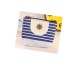 Handbag/Storage Bag/Cosmetic Bag/Purse Multi-Purpose Metal Logo/Stripes Style  (K0646)