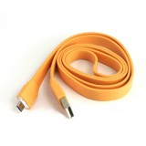 Wholesale - Micro USB Data & Charger Flat Cable for Samsung/MOTO/HTC 3.3 Ft