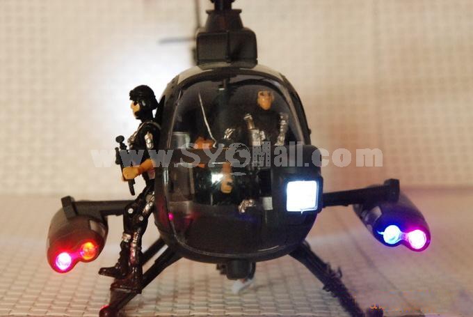 911 3CH 65CM RC Remote Alloy Helicopter 