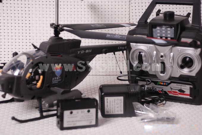 911 3CH 65CM RC Remote Alloy Helicopter 