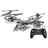 Wholesale - YZD-711 2.4G 25CM 4CH RC Remote Alloy Helicopter 