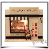 Wholesale - Wooden DIY Handmade Self-Assemble Dollhouse Mini House 13504 - CAKE LOVE 