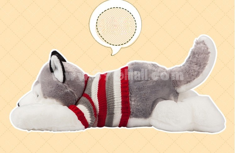 Cute Huskie Pattern 100cm/39" PP Cotton Stuffed Toys
