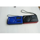 wholesale - Portable Classic Vingate Radio Shaped Speaker Support Micro SD Card/Flash Disk