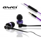 Wholesale - AWEI S90VI Flat Wire Dynamic In-Ear Headphone with Microphone