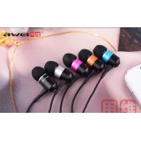 Wholesale - AWEI ES-Q3I 3.5mm Plug In-ear Stereo Earphone with Microphone