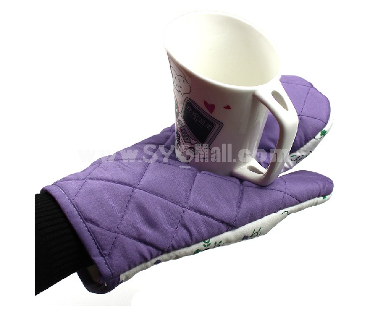 Thickened Oven Mitt with Heat Pad