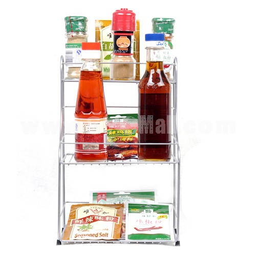Multi-funtion 3 Shelf Spice Rack Kitchen Storage Shelf