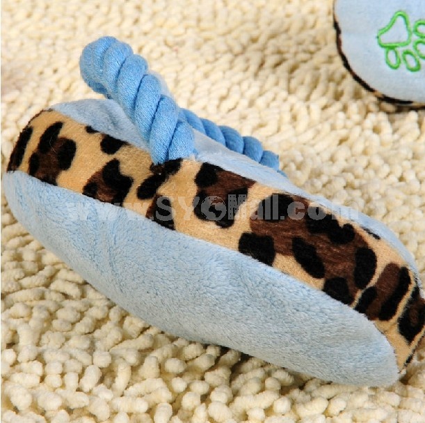 HOOPET Slipper Shaped Squeaking Toy for Dog Pet Toy