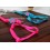 Cute Dog Paw Design Chest Strape with Collar for Middle-sized Dogs 