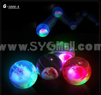 Shine Elastic Rubber Thorn Ball Creative Toy