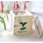 DIY Mini Green Plant Square Wooden Stand Pattern Plant 