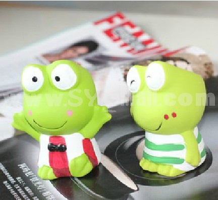 Vogue Horticulture DIY Mini Green Plant Frog Ceramic Stand Pattern Plant 