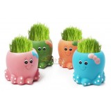 Wholesale - Vogue Horticulture DIY Mini Green Plant Octopus Ceramic Stand Pattern Plant 