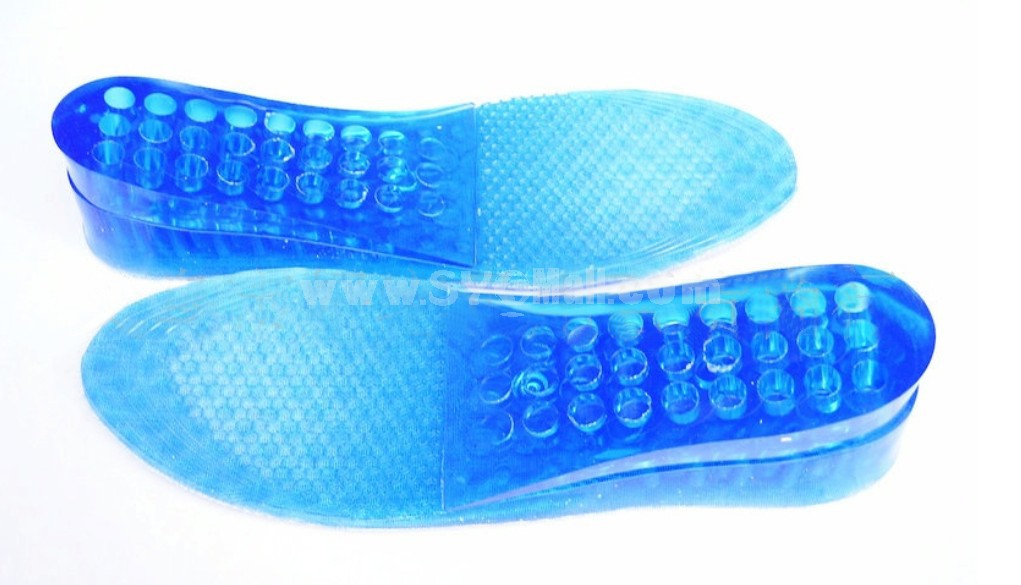 Comfortable 2inch Silicon Increasing Insole Women