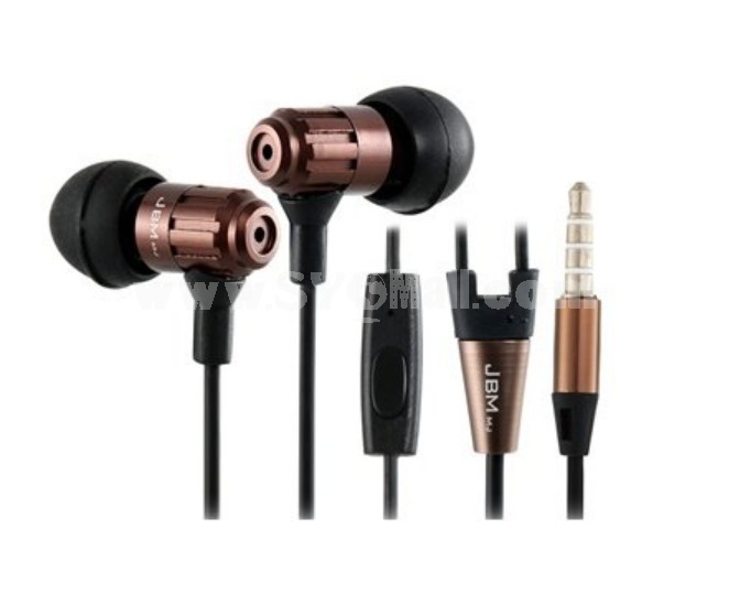 JBM MJ710 3.5mm Plug In-ear Earphone with Remote Control & Microphone