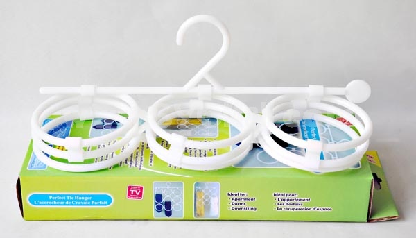 Ring Form Multi-function Drying Rack for Ties and Scarves