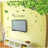 Wholesale - LEMON TREE Removable Wall Stickers Green Tree 51*71 in