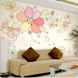 Wholesale - LEMON TREE Removable Wall Stickers Romantic Flowers 118*39 in