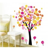 Wholesale - LEMON TREE Removable Wall Stickers Cartton Tree for Skirting Line 31*39 in