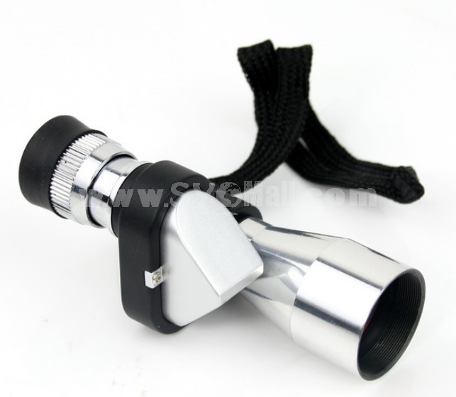 8X20 Mini White Pocket-Sized Monocular Telescopes Binoculars