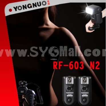 Yongnuo N2 RF-603 Wireless Flash Trigger for Nikon US Shipping