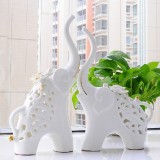 Wholesale - Creative Ceramic Elephant Shaped Craft for Home Decoration