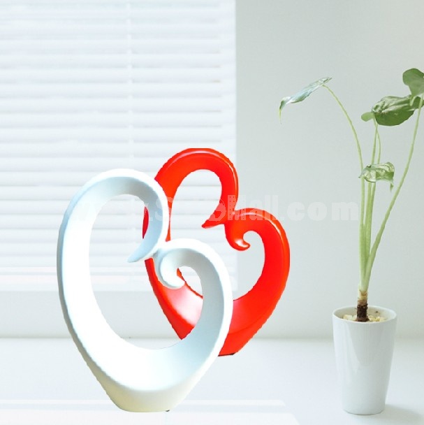 Creative Ceramic Simple Style Swan Shaped Craft for Home Decoration