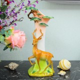Wholesale - Creative Ceramic Craft for Home Decoration "Sika Deer and Pine"