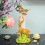 Creative Ceramic Craft for Home Decoration "Sika Deer and Pine"