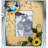 Wholesale - Class Vintage Style Flower and Birds Photo Frame
