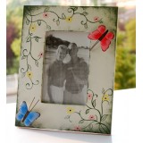Wholesale - Classic Butters and Flowers Metal Photo Frame