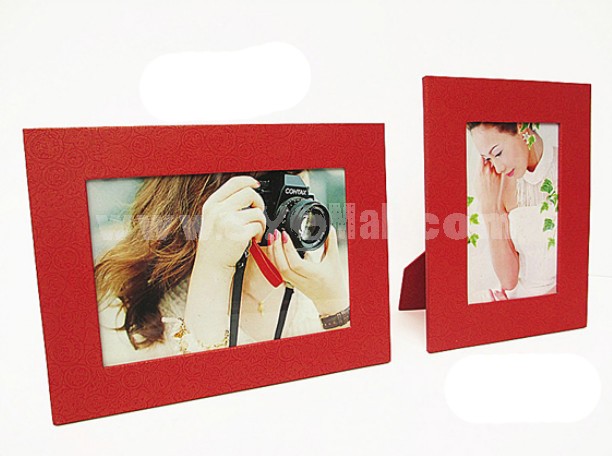 Simple Environmental Friendly 3R Photo Frame - Red Blessing