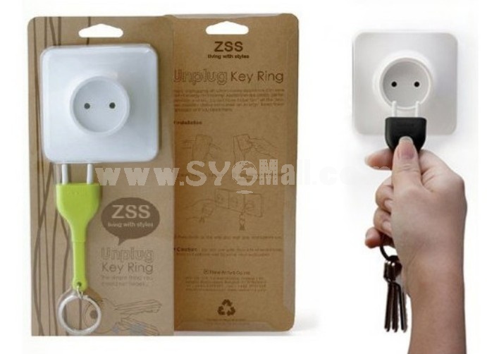 Creatvie Socket and Plug Phone Chains Cellphone pendants 