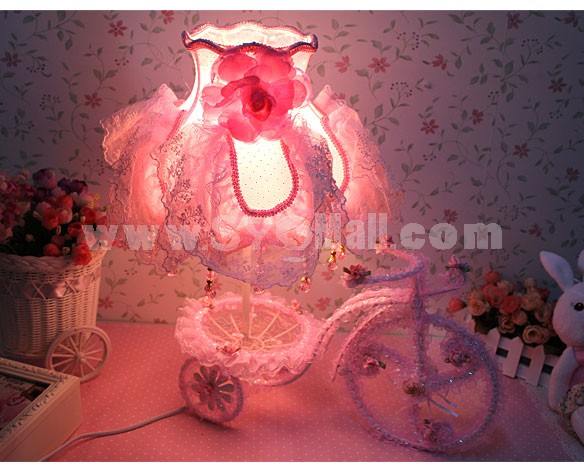 Creative Lace Bicycle Table Lamp